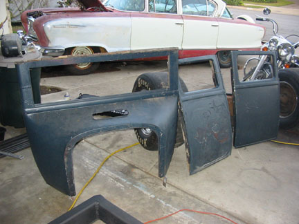 Rest of parts. Need to finish the chop on the doors. 