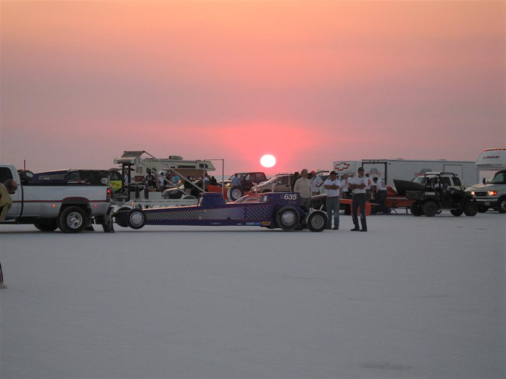 Sunrise through the smoke from a nearby brush fire.