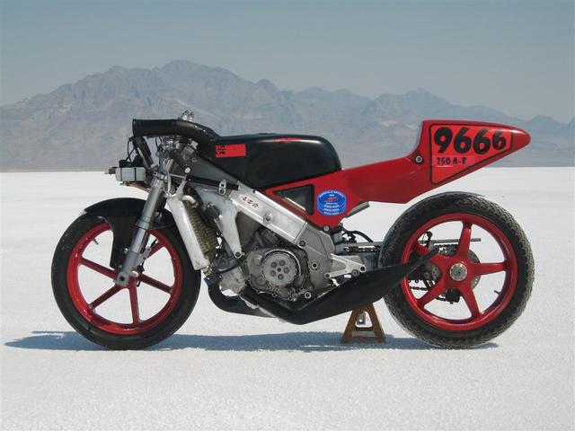 Jet Fuel's 1999 Honda RS250R GP bike.