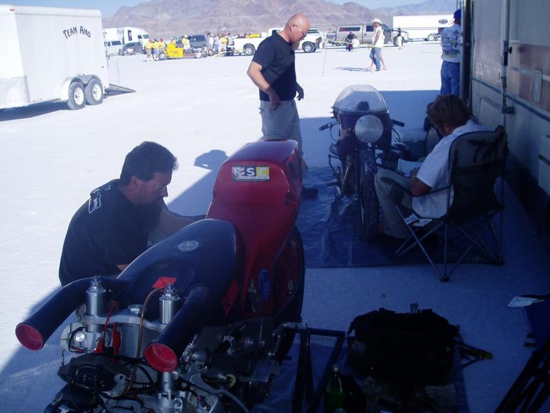 Tuesday late morning. Back in impound, waiting for inspectors. two more records in the books.