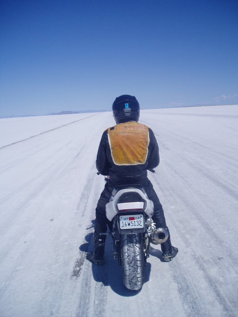 Tuesday afternoon. Mikey waits for the starter.