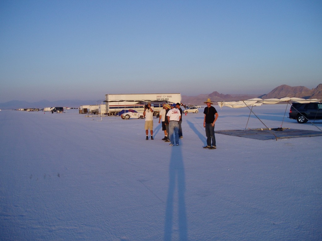 The Wheel Tramps pit. We finally stopped by Friday morning. We were in line or in impound all week.