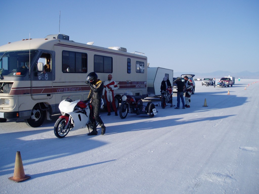 In line for the last runs on Friday. Just having fun with fuel mixtures, 4 records are in the books.