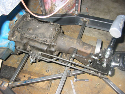 Installed the shift rods.... but something is amiss. The tranny won't find neutral & the shifter won't move to reverse. I'll