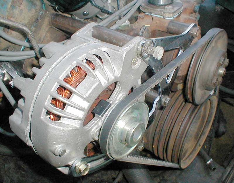 Alternator bracket issues nearly worked out.