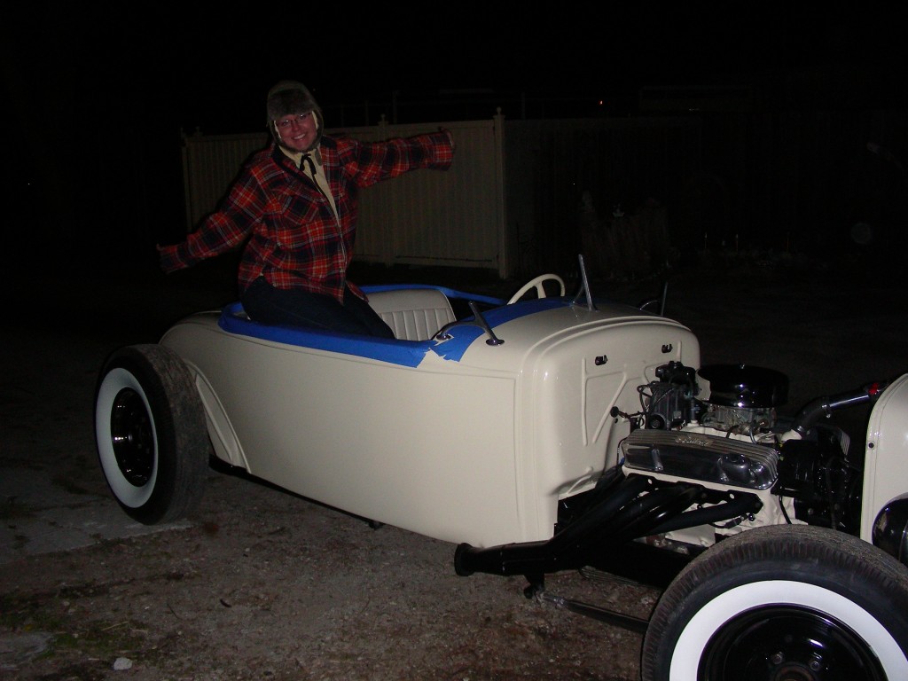 shazam!it moved under its own power for the first time in 6 months,thats a long time.my girl looking like elmer fud for the cold