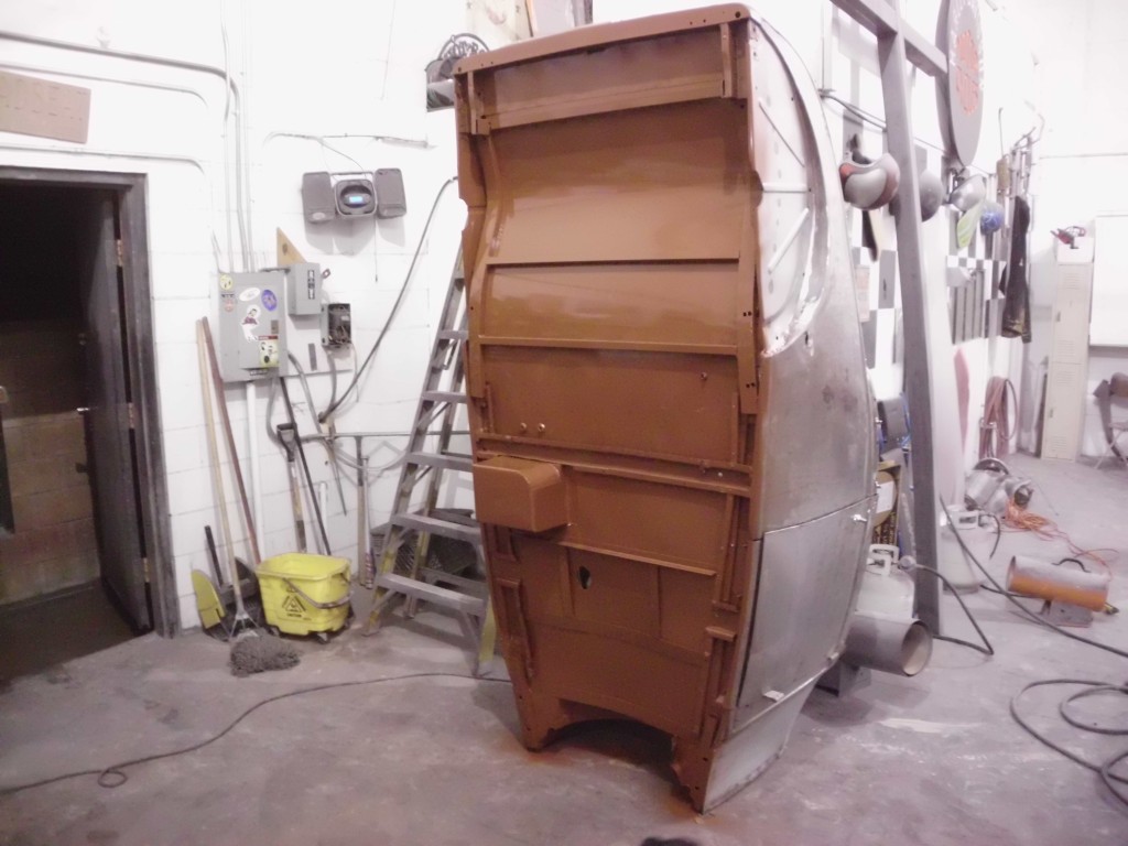 underside of body finished and primed