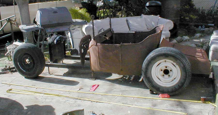 Frame rails on the ministands.