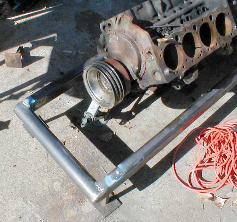 Front crossmember is in.