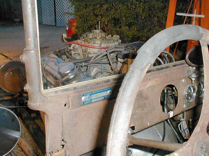 New VIN number and correct motor swapped back in.