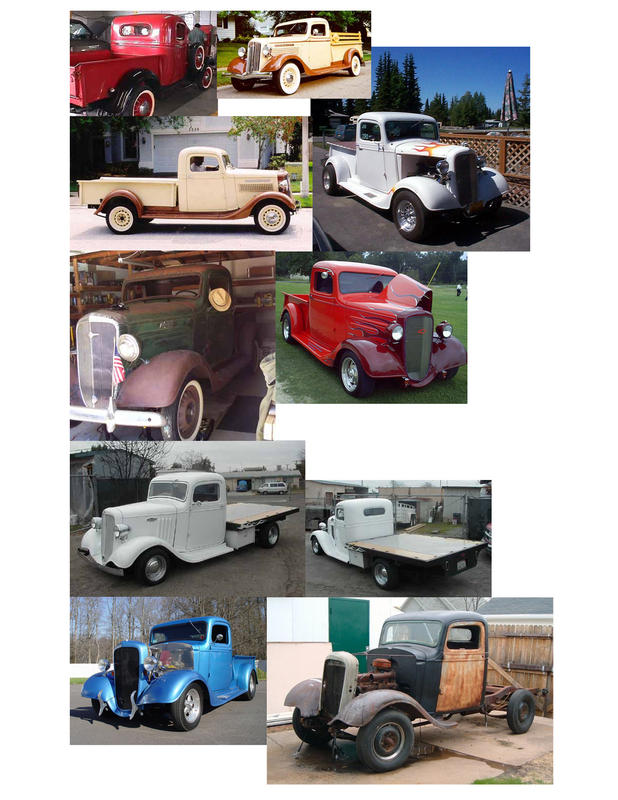 Brian just picked up the cab to a 1936 1/2 Ton. He wanted something with a roof. Look out. He's itchin' to get to it.